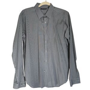 Theory Men’s Long Slevee Button Down Collared Dress Shirt. Large.